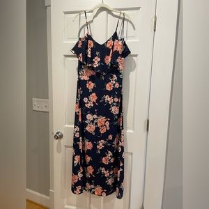 Collective Concepts flowered maxi dress
